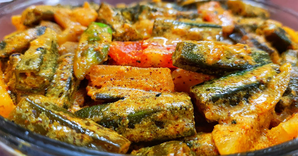 Niramish bhindi recipe