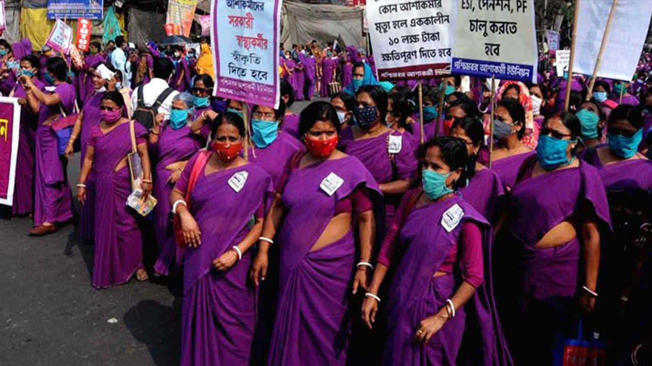 Asha Workers’ Protest 2025