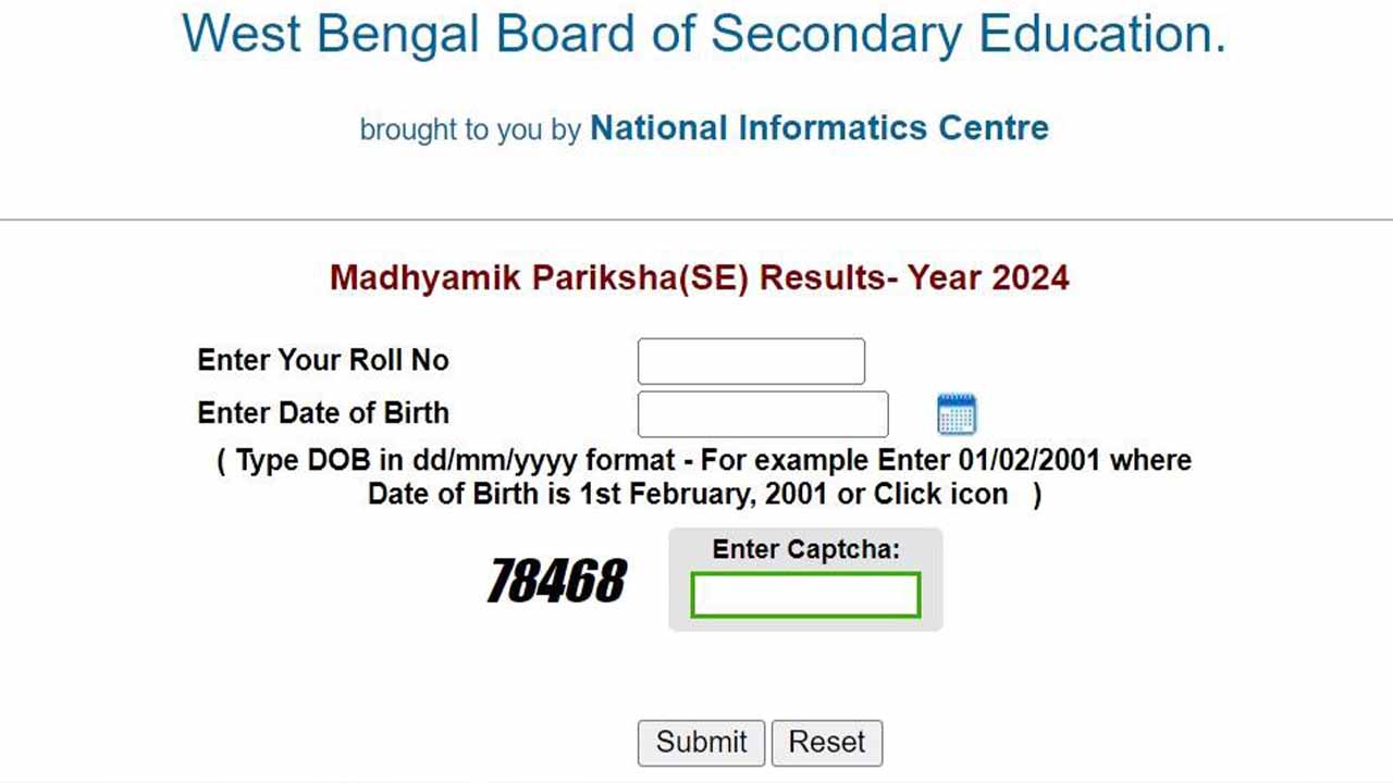 Madhyamik Result 2025 Check Online